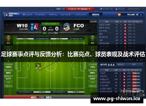 足球赛事点评与反馈分析：比赛亮点、球员表现及战术评估